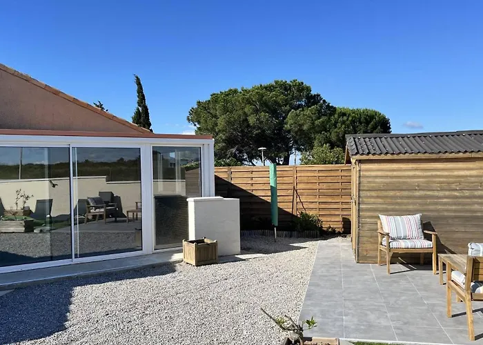 Villa Pavillon Climatise Avec Exterieur Et Piscine Collective - 4pav87 Saint-Pierre-la-Mer (Aude)